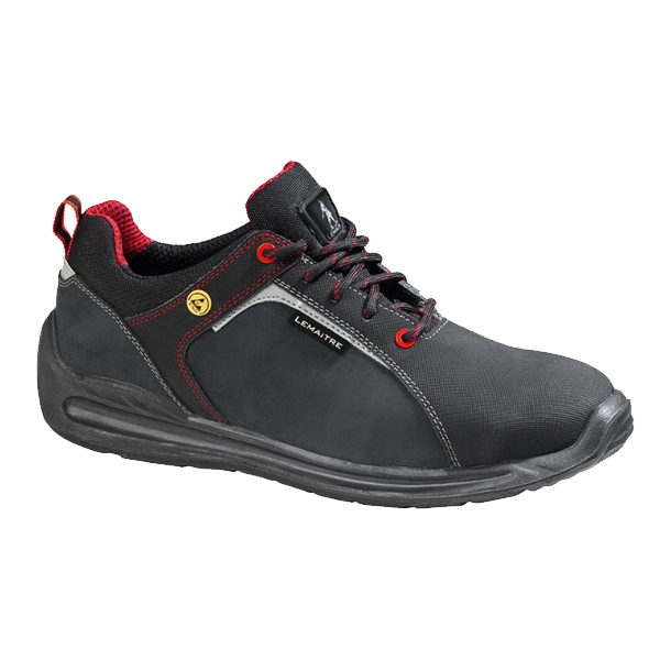 CHAUSSURES DE SÉCURITÉ BASSES LEMAITRE SUPER X LOW S3 CI ESD NOIRES – TAILLE 40