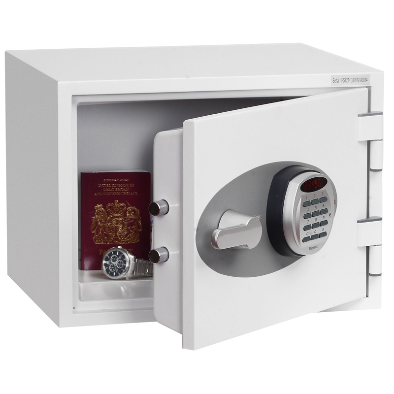 Coffre ignifuge Titan II FS1271E Phoenix - résistance au feu 60 min - 16L - serrure électronique_0