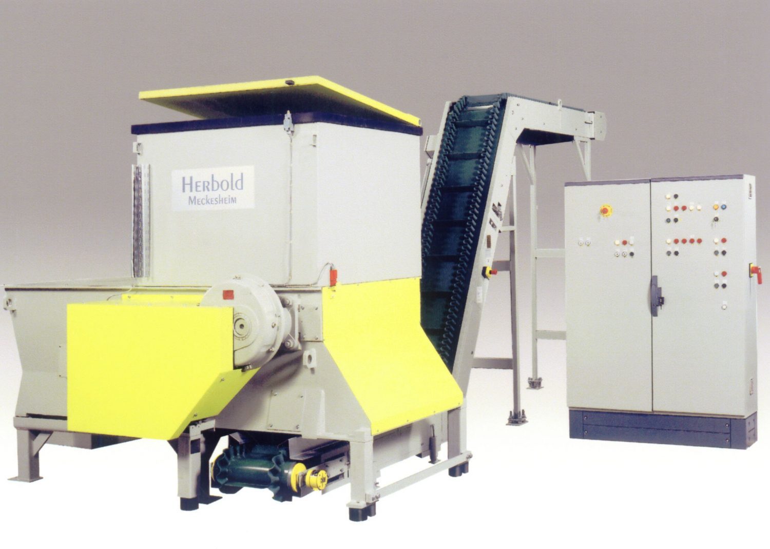 Déchiqueteur HR à alimentation forcée - Pour matières plastiques avec poussoir hydraulique auto-régulé_0
