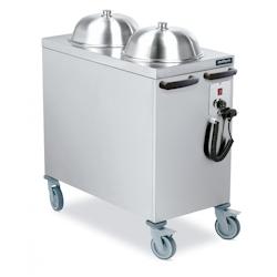 Distform Chariot en Inox Distributeur d'Assiettes Chaudes 130 Assiettes - 641094567057_0