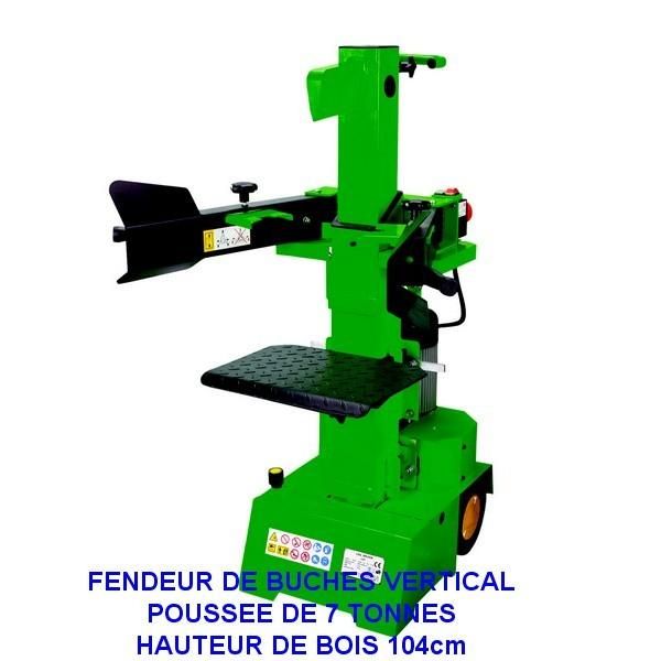 FENDEUR DE BUCHES 8T HYDRAULIQUE VERTICAL COUPE DE 52CM MOTEUR 3000W