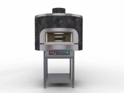 Four électrique rotatif Morello Forni FRV100 - modèle standard - 6 pizzas de 30 cm - double système de chauffage indépendant_0