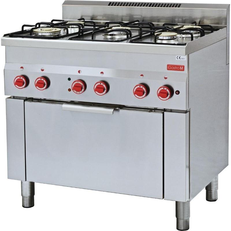 Fourneau gaz sur four à convection gn1/1 600 60/90cfge - GN014_0