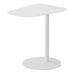 Helloshop26 - Table d'appoint métal 50 x 50 x 38 cm blanc 03_0008621 - 3001941182722_0