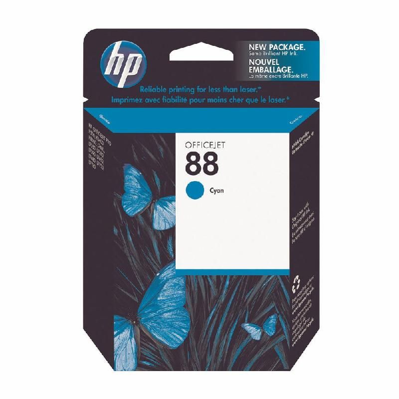 HEWLETT PACKARD CARTOUCHE D'ENCRE 88 (C9386AE) - COULEUR: CYAN