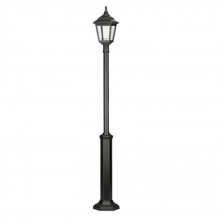 Lampadaire 1 tête -clic-clac 4 -ip44 - e27 - style rustique - verre transparent hauteur totale 1 910 mmnoir_0