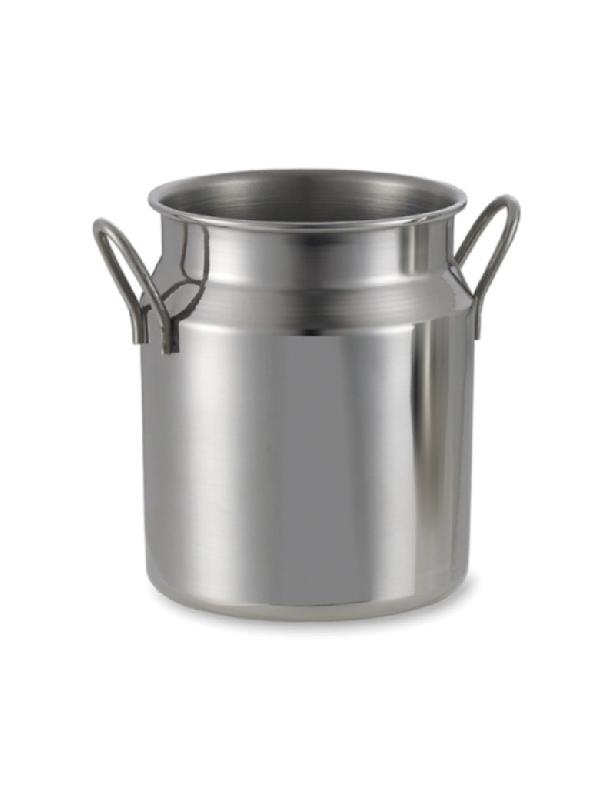 Mini pot à lait en inox - Hauteur 100 mm - Décoration champêtre et originale_0