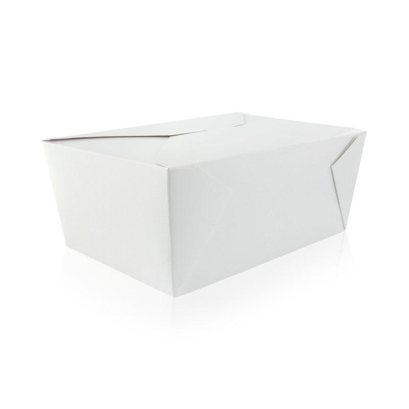 Nvase Ecolomique - 40 Pcs - Boîte repas carton blanc - 300 ml, 21,5 x 16 cm, Hauteur: 9 cm - ECO210BIO4 - blanc en carton NVS210BIO4_0