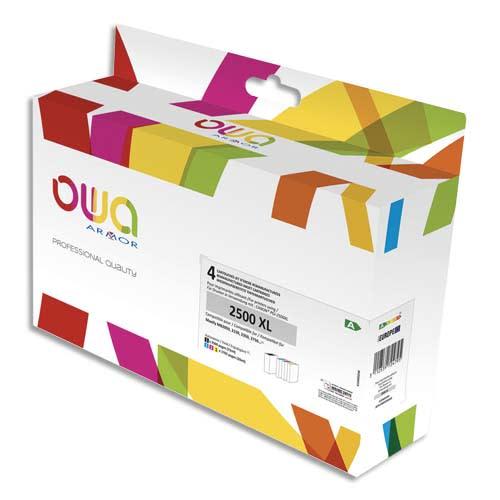 Owa pack 4 couleurs compatible canon pgi-2500xl k10405ow_0