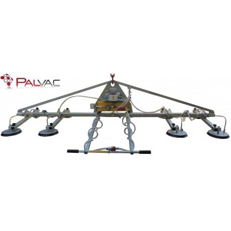 Palonnier à ventouses - 8 ventouses Ø390 mm - 2400 kg - alimentation pneumatique, électrique ou batterie_0