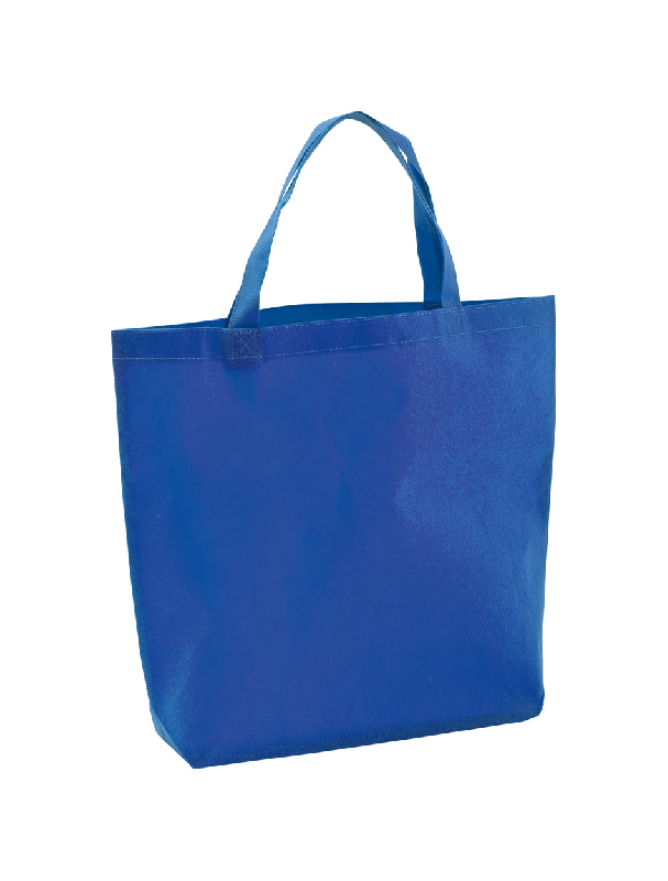 Sac shopping en intissé - anses moyennes - couleur bleue - 33,33 g_0