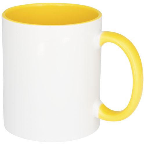 Tasse Pix de 330 ml - style pop - marquage par sublimation - intérieur et anse colorés - 10052204_0