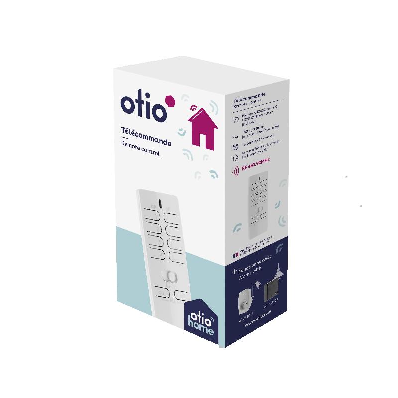 Télécommande 16 canaux - OtioHome - Compatible RF 433,92 MHz, contrôle jusqu'à 16 équipements_0