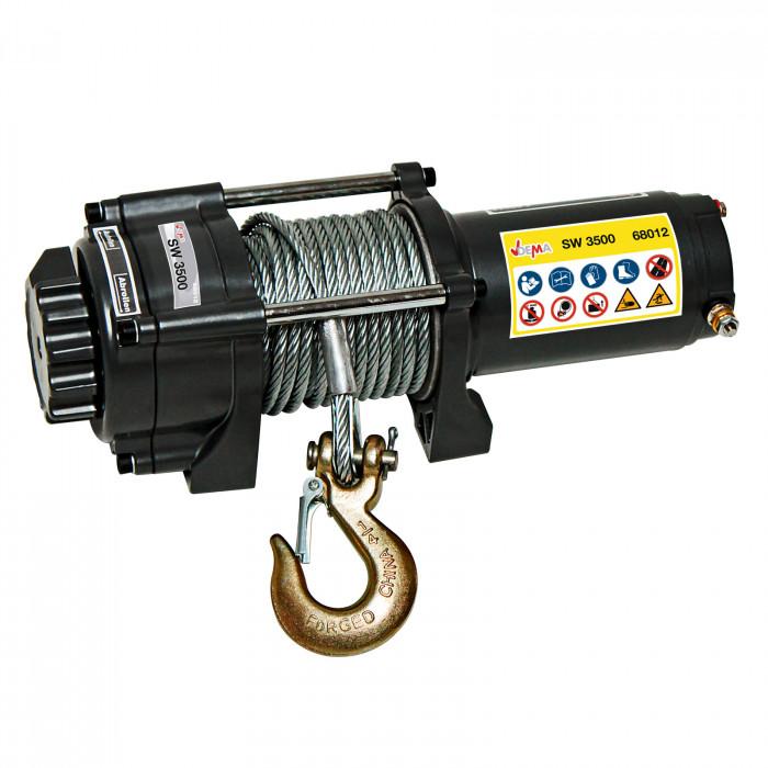 Treuil sw 3500 - 1,6 t pour quad - 12 v_0