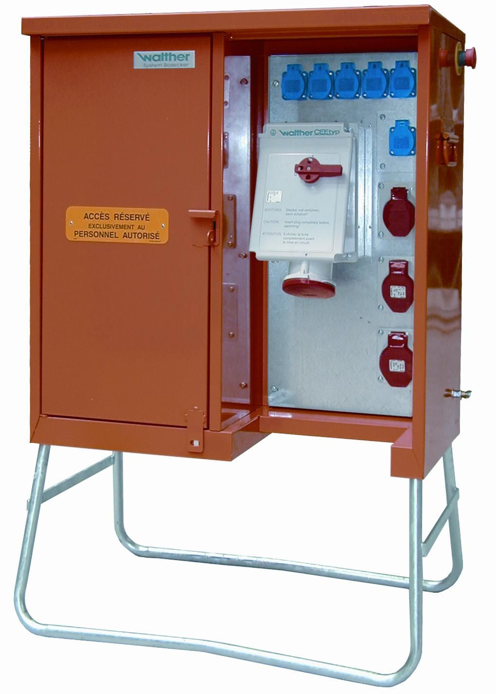 Armoire de distribution de chantier type E07_0