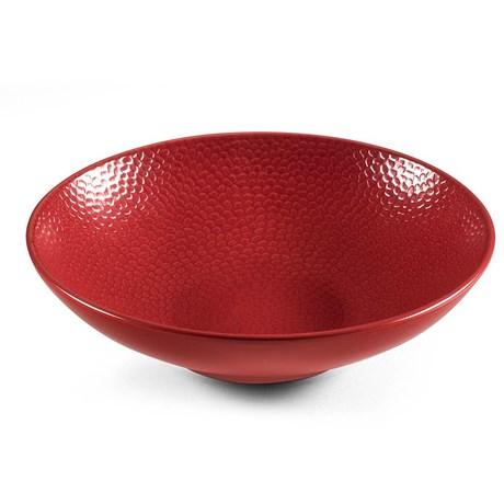 ASSIETTE CREUSE STONE ROUGE 19 CM