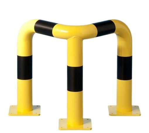 Barrière de protection fixe - Tube Ø89 x 3.2 mm - Hauteurs 60cm et 120cm - Longueurs 60cm et 120cm - Modèles droit et en angle_0