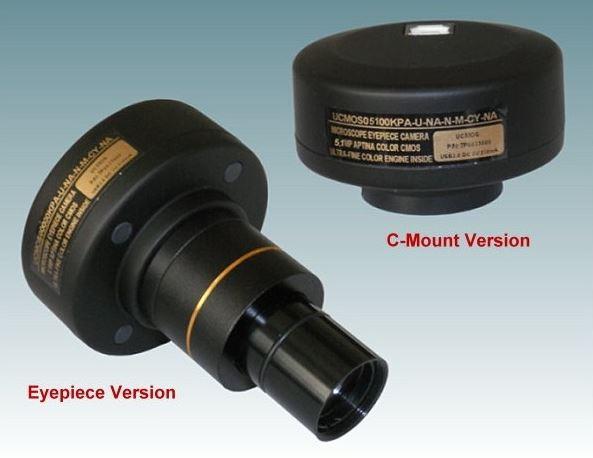 Caméra numérique CMOS pour microscopes - 1,3 MP, 3 MP ou 5 MP - USB2 - Monture C_0