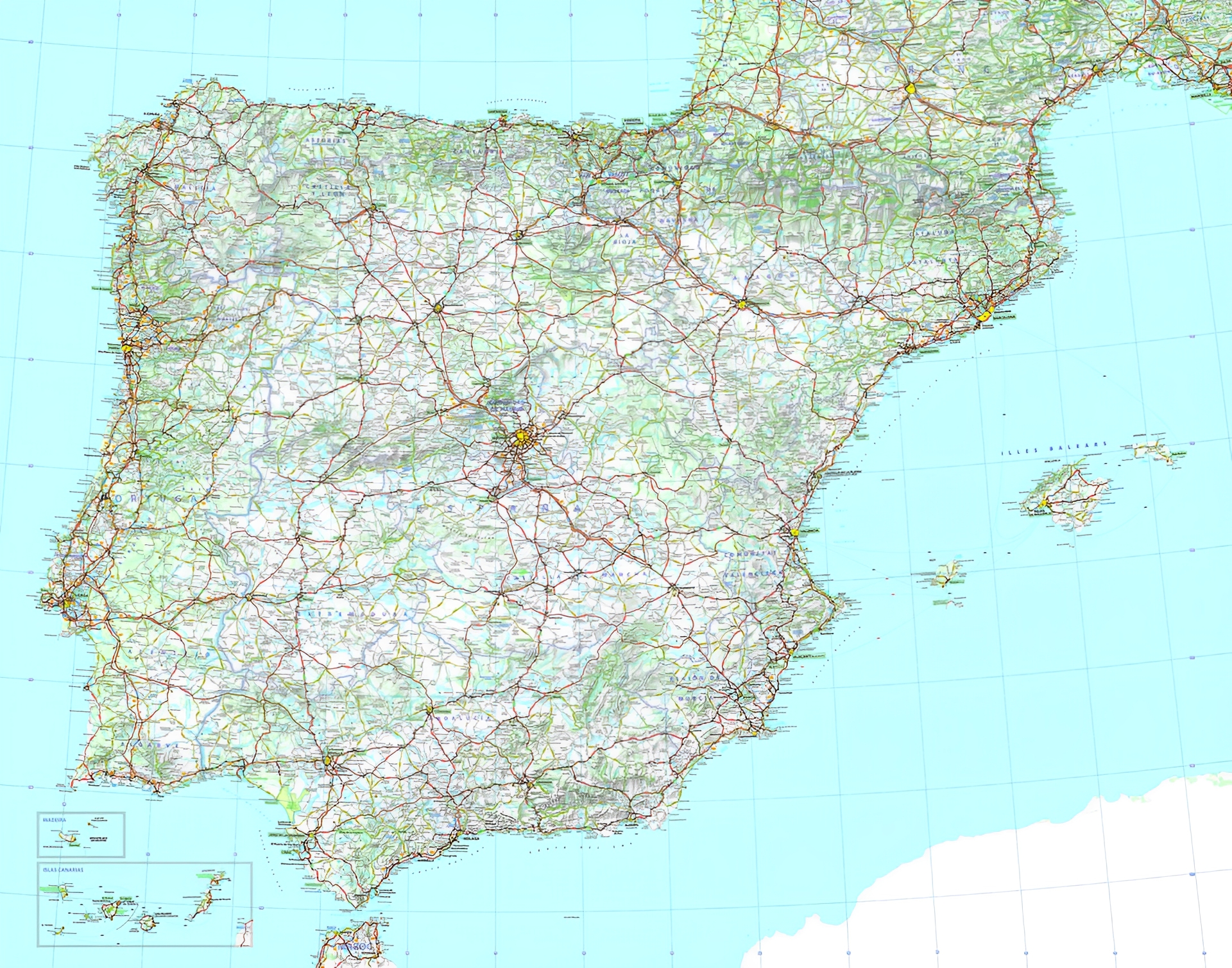 Carte De L espagne Devis Sous 48h Carte De L espagne Devis Sous 48h