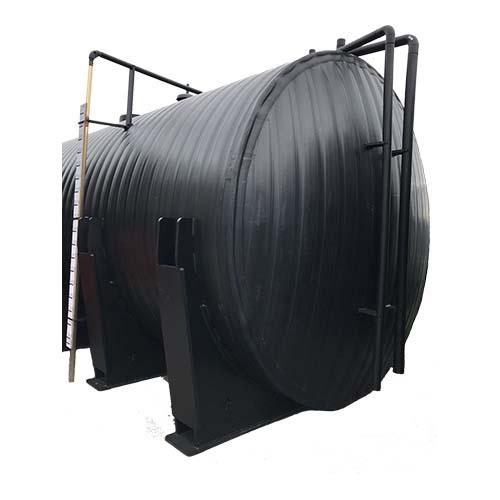 Citerne horizontale grosse capacité 50 000 L en plastique - résistance UV et anticorrosion_0