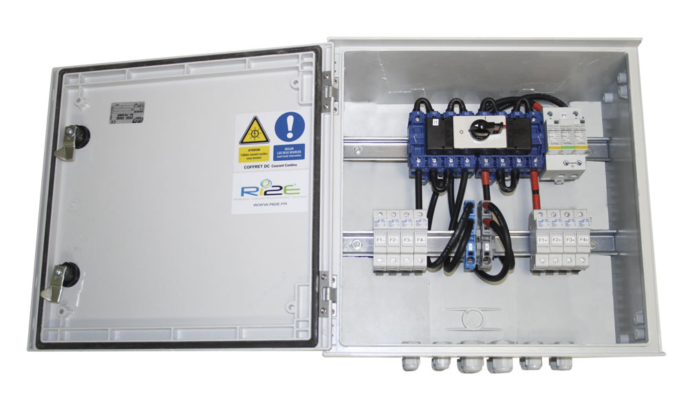 Coffrets de protection CTDC-FU - interrupteur et parafoudre Type DC pour strings avec fusible(s) et départ onduleur_0