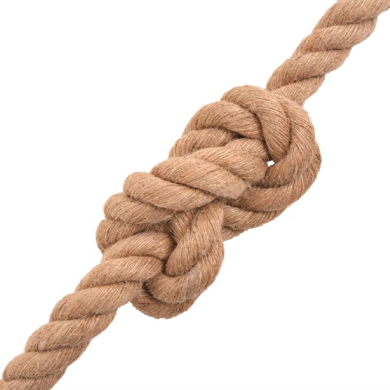CORDE 100% JUTE 14 MM 100 M NATURELLE CORDAGE BATEAU MAISON JARDIN 02_0003314_0