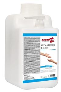 Crème lave-mains fluide blanche avec micro granules - réf. : P319-0 - Bidon de 5 litres_0