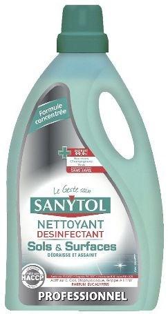 DÉSINFECTANT SANYTOL SOLS ET SURFACES 5 L