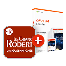 PACK DICTIONNAIRE LE GRAND ROBERT DE LA LANGUE FRANÇAISE + MICROSOFT 365 FAMILLE