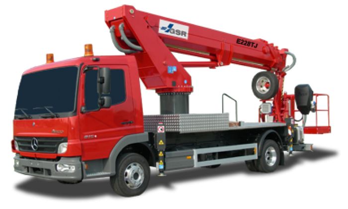 Camion nacelle E228TJ - GSR - 22.0 m de hauteur de travail, 17.6 m de déport maximum et 280 kg de charge utile_0