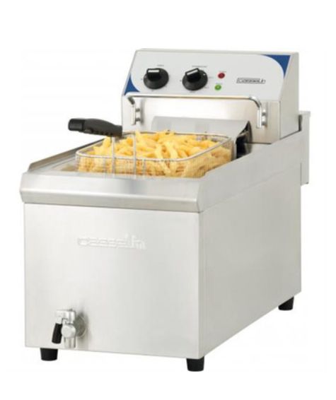 Friteuse électrique professionnelle - 10 litres - Haut rendement, acier inoxydable, 9000W_0