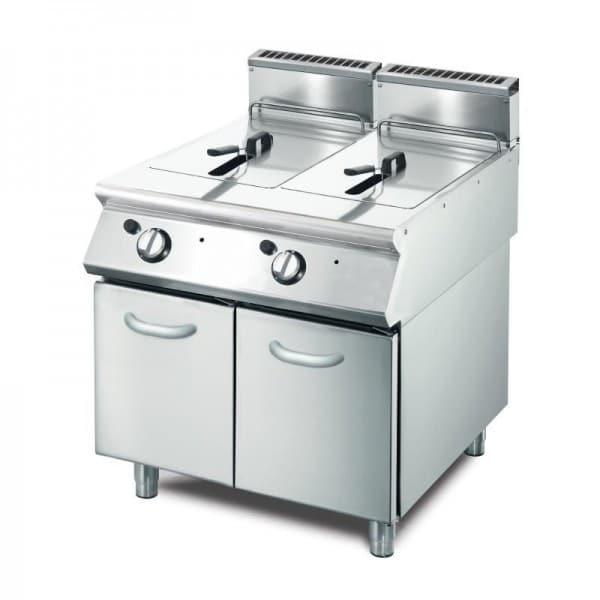 Friteuse gaz sur placards 70/80FRGS13 2 x 13 litres_0
