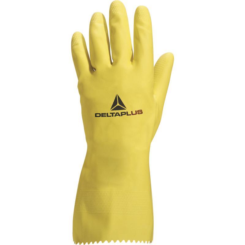 Gant de protection chimique latex menage jaune picaflor 240_0