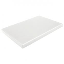 GILAC Planche à découper lisse 600 x 400 x 20 HACCP -  L - Blanc G651071 - blanc 3573678690196_0