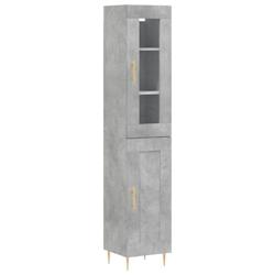 Helloshop26 - Buffet bahut commode armoire meuble de rangement organisateur cuisine salle de séjour salon haut 34,5 x 34 x 180 cm 02_0034284 - 300021_0