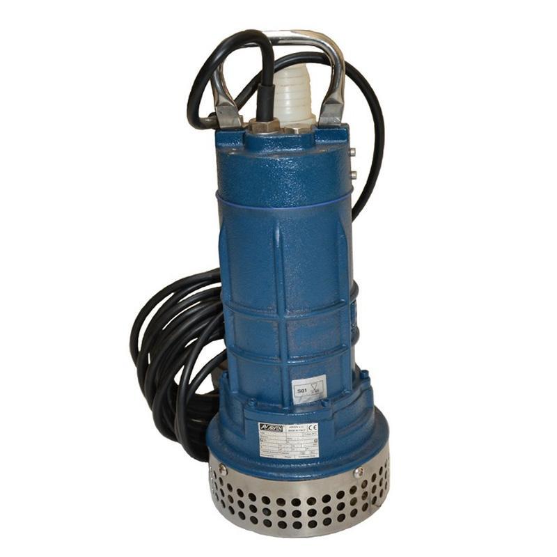 Pompe immergée eaux boueuses 24 m3/h sans flotteur TURBO L 200 - FRANCEPOWER - 00624_0