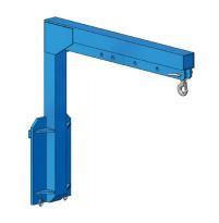 Potence fixe PF 1500 - 1200 mm - 1500kg de capacité avec crochet réglable_0