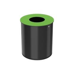 Rossignol - Poubelle de tri ouverture calibrée 15L NEOTRI - vert - vert métal 52294_0