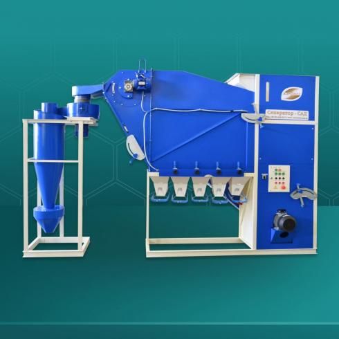 Séparateur CAD-15 avec cyclone - Aéromeh - pré-nettoyage jusqu'à 16 t/h - étalonnage haute précision et nettoyage multi-grains_0