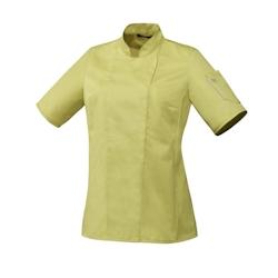 Veste de cuisine femme manches courtes  Unera polycoton pistache T.XL Robur - XL polyester 3609120550210_0