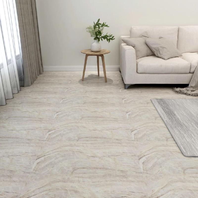 Vidaxl planches de plancher autoadhésives 20 pcs pvc 1,86 m² beige 330131_0