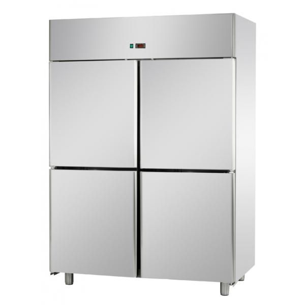 Armoire réfrigérée positive 4 portillon 1400l inox ref produit a414syekomtn_0