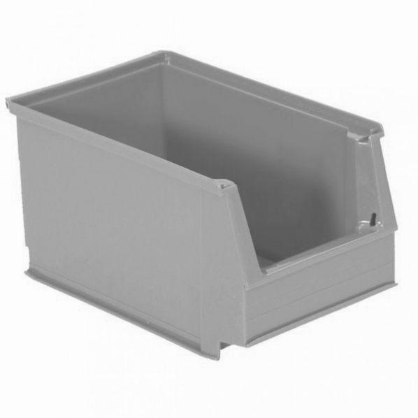 Bac à bec profondeur 230 mm gris - lot de 25 pièces - robuste et indéformable_0