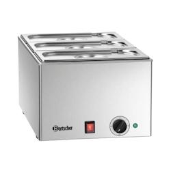 Bain marie Professionnel avec 3 bacs inox - Profondeur 150 mm - Bartscher - BM200233_0