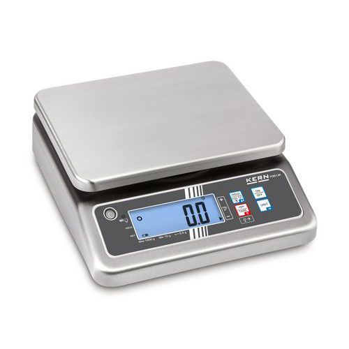BALANCE INOX KERN FOB 7K-4NL PORTÉE 5000 G; 7500 G LECTURE 05 G; 1 G - KERN