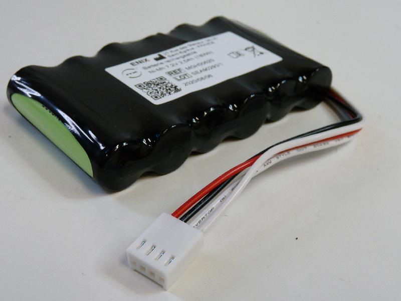 Batterie médicale rechargeable NX 6x AA ST1 6S1P 7.2V 2.5Ah Molex pour simulateur de pression_0