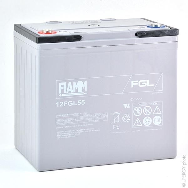 BATTERIE PLOMB AGM 12FGL55 12V 55AH M6-F_0