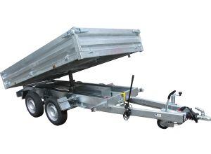 Benne 322x170 - 2500 kg PTC - Pompe électrique et manuelle - 2 essieux Lider_0