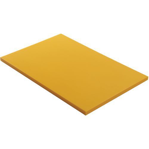 BILLOT PEHD 500 JAUNE - 60X40X2 CM