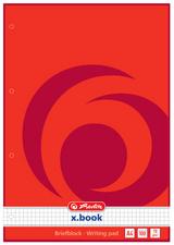 BLOC DE PAPIER À LETTRES A4, 4 PERFORATIONS - LOT DE 5